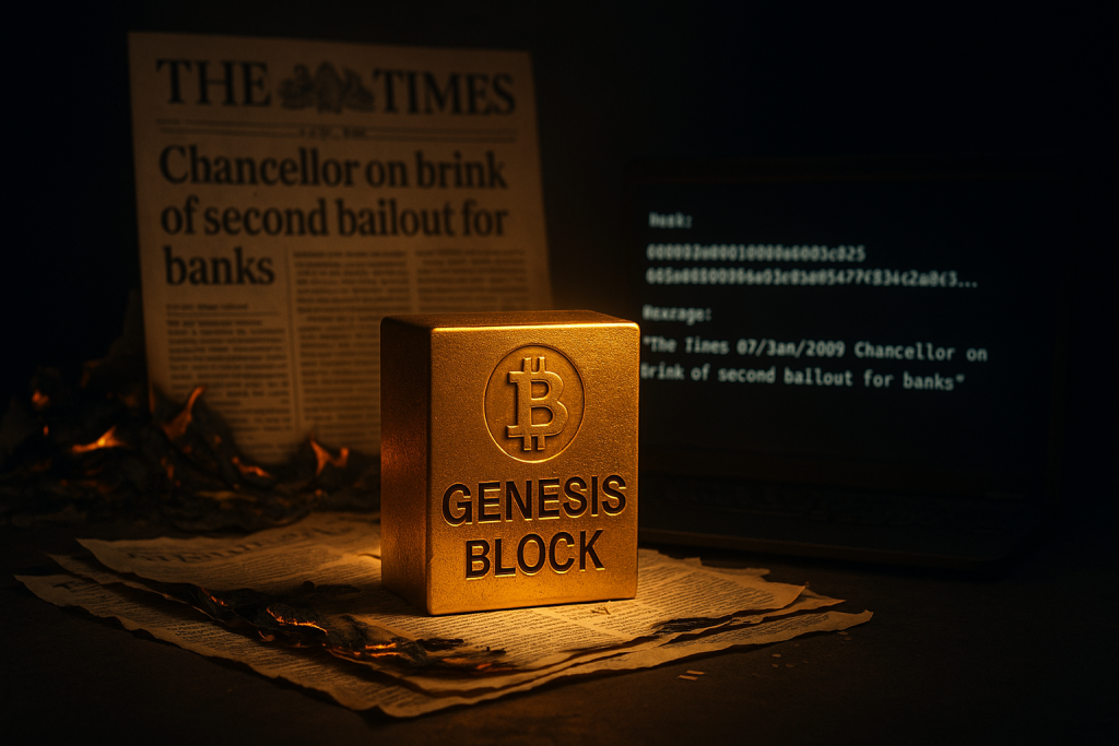 O Genesis Block e a Mensagem de Protesto que Deu Início ao Bitcoin