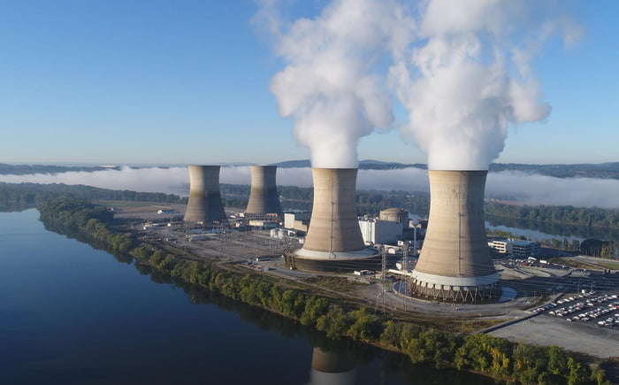 Fotografia da usina nuclear de Susquehanna, na Pensilvânia.