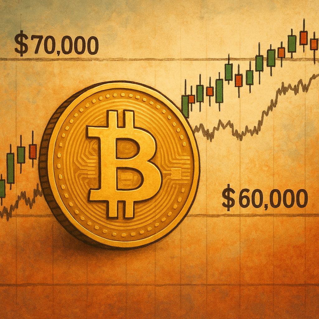 Consolidação do Bitcoin Entre $60.000 e $70.000: Um Marco na História