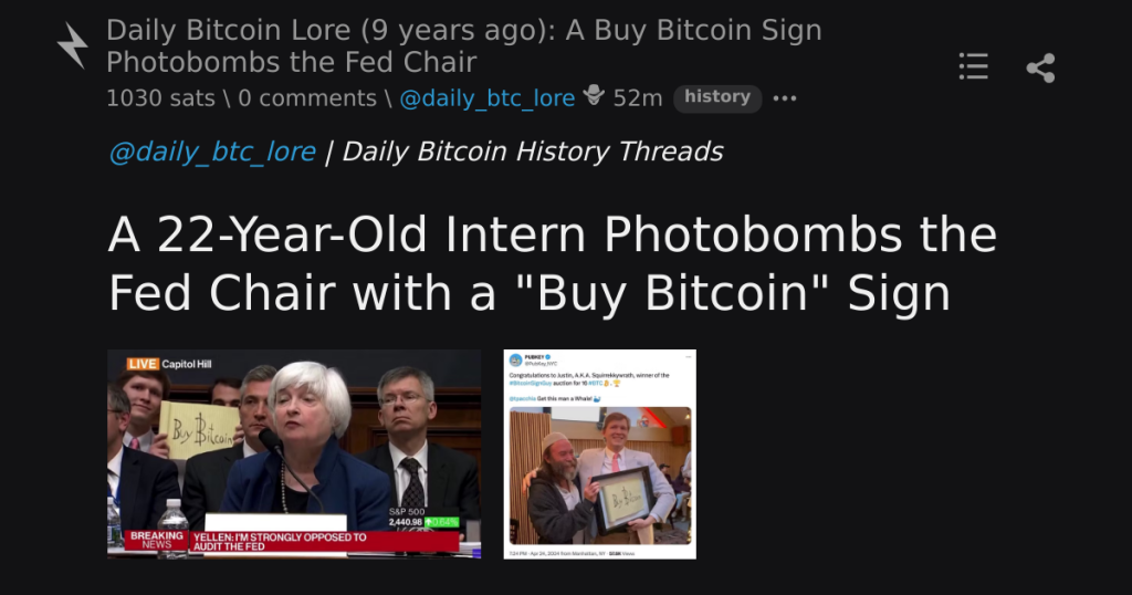 sinal compre bitcoin - Sinal Compre Bitcoin Rouba a Cena Durante Discurso