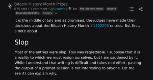 mes historia bitcoin - Mês da História do Bitcoin: Prêmios e Reflexões