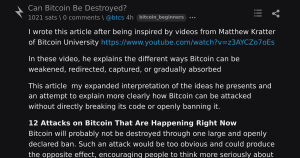 pode bitcoin ser - Pode Bitcoin Ser Destruído? Análise de Riscos e