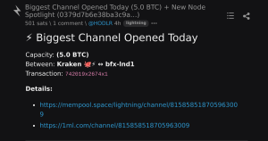 maior canal bitcoin - Maior Canal Bitcoin: Avanços na Rede Lightning
