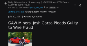 bitcoin ceo gaw - Bitcoin CEO GAW: Ex-CEO da GAW Miners Declara-se
