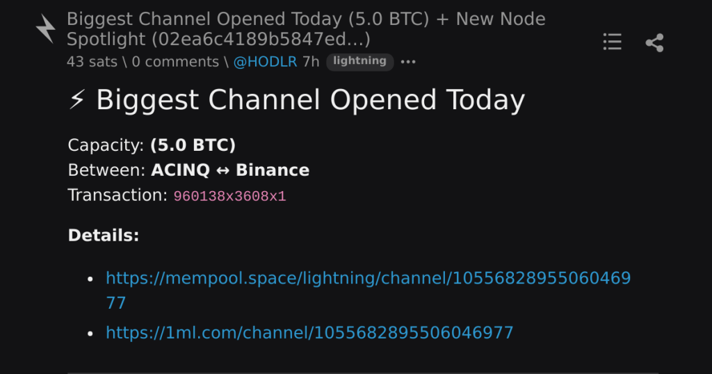 bitcoin maior canal - Bitcoin Maior Canal: Lightning Network Recebe Grande Abertura