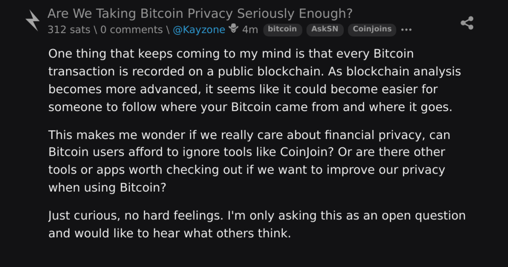 bitcoin estamos levando - Bitcoin Estamos Levando a Privacidade a Sério?