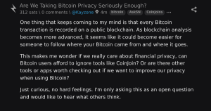 bitcoin estamos levando - Bitcoin Estamos Levando a Privacidade a Sério?