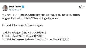 bitcoin lancamento hard - Bitcoin Lançamento Hard: ECX Será Dividido em Três
