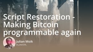 bitcoin restaurando script - Bitcoin Restaurando Script: Transformando a Programabilidade da Rede