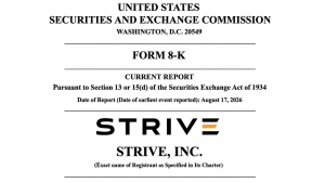 bitcoin strive aumenta - Bitcoin Strive Aumenta Tesouro Corporativo com 79 Novos