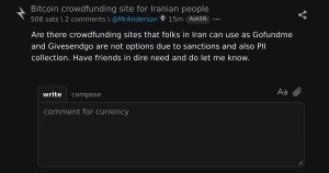 bitcoin plataforma financiamento - Bitcoin Plataforma Financiamento: Nova Abordagem para Apoiar Iranianos