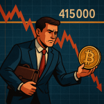 Investidores Bitcoin Iniciam Venda com Resistência em R$ 415.000