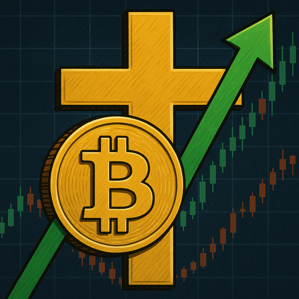 bitcoin cruz dourada - Bitcoin Cruz Dourada: Sinal de Alta no Mercado