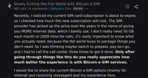 bitcoin saindo lentamente - Bitcoin Saindo Lentamente do Mundo Fiat com e-SIM