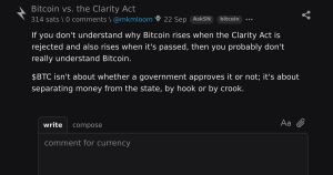 bitcoin clarity act - Bitcoin vs. o Clarity Act: O Debate sobre