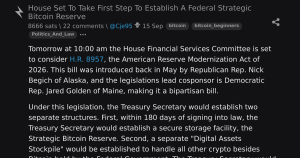 bitcoin congresso eua - Bitcoin Congresso EUA: Congresso dos EUA Se Prepara