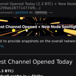 Bitcoin maior canal aberto hoje: infraestrutura e novos nós