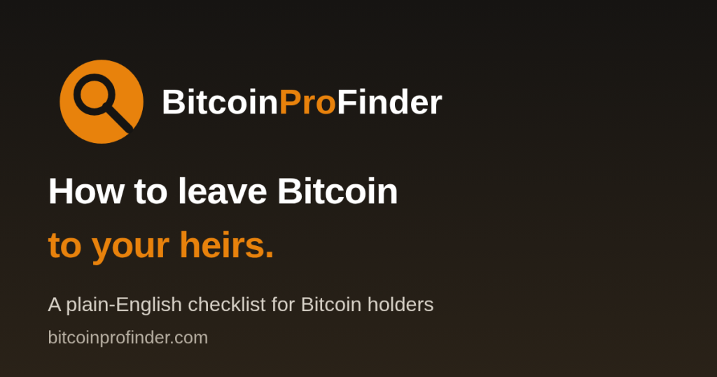 bitcoin checklist garantir - Bitcoin checklist garantir: Como proteger seu legado digital