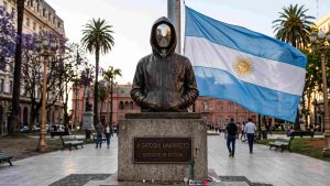 bitcoin argentina inaugura - Bitcoin Argentina inaugura primeira estátua de Satoshi Nakamoto